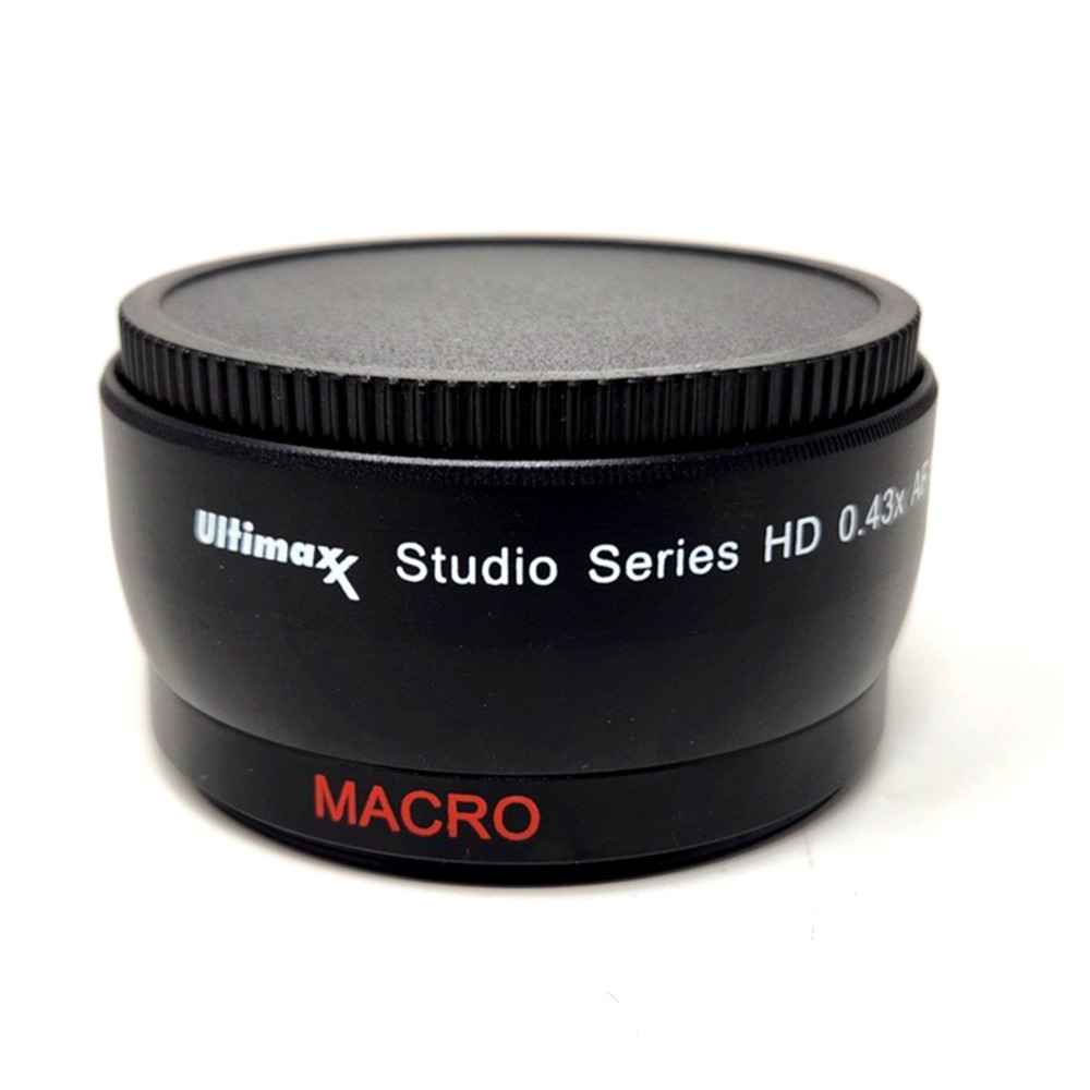 Ultimaxx 58MM Studio Series HD 0.43x AF Wide Angle Macro Lens Japan Optics